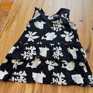 Tuckernuck Black and White Floral Dress